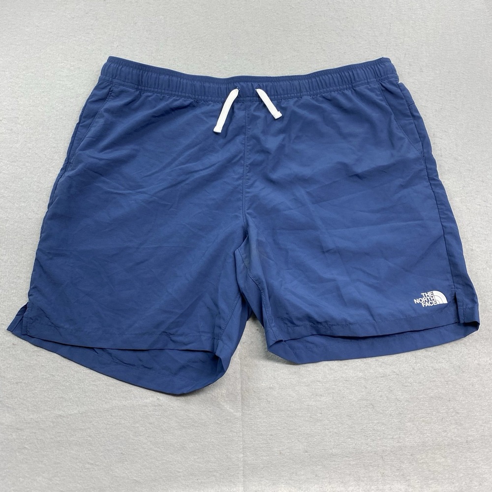 The North Face Shorts Mens Extra Large Shady Blue Action Short 2.0 Drawstring
